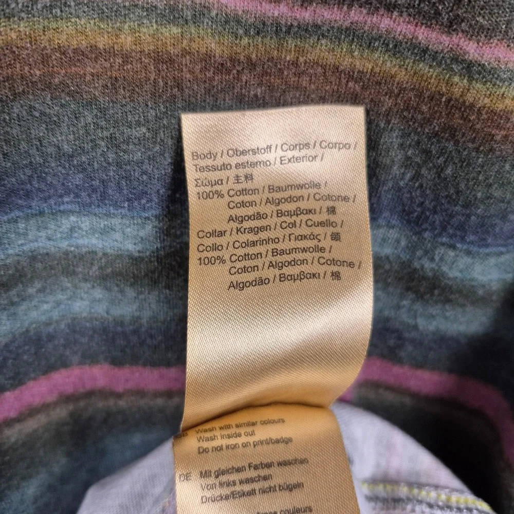 Scotch & Soda Amsterdam Mens Striped Short Sleeve T-Shirt Green Multi Size M